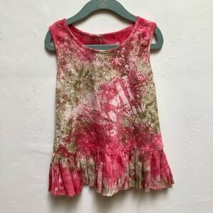 LOCK AND KEY COTTON DRESS TIEDYE SPLATTER DESIGN